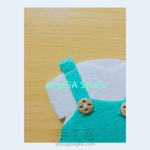 【Angelia Studio】不织布背带mini裙卡套 第10步