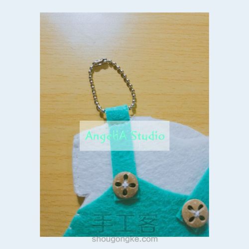 【Angelia Studio】不织布背带mini裙卡套 第12步