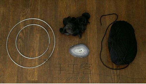 毛球球挂件🙈（转） 第2步