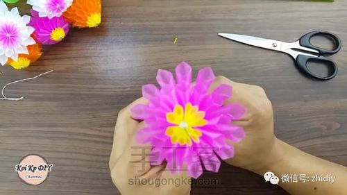 彩色吸管DIY永生花（转） 第22步