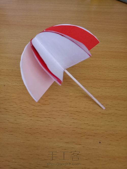 纸折迷你小雨伞 第12步