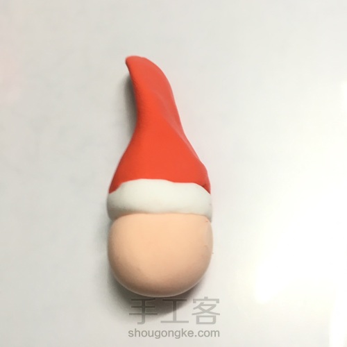 粘土制作圣诞老人 第9步
