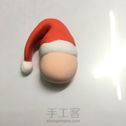 粘土制作圣诞老人 第10步