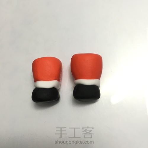 粘土制作圣诞老人 第15步