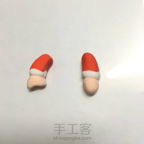 粘土制作圣诞老人 第19步