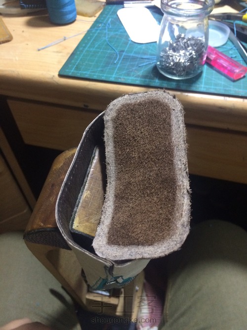 公文包缩小版零钱包制作 第10步