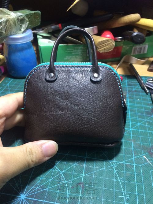 公文包缩小版零钱包制作 第14步