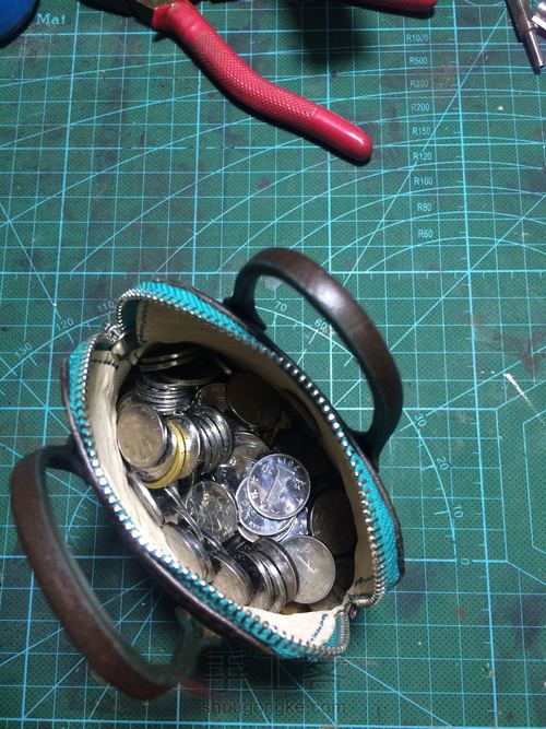 公文包缩小版零钱包制作 第15步