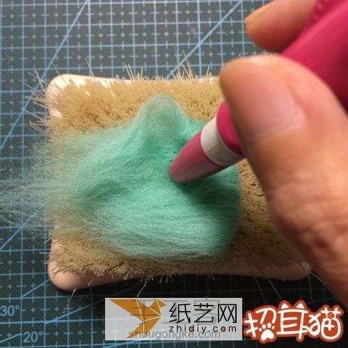 羊毛毡之猫猫头部塑形（超级详细）【转载】 第33步
