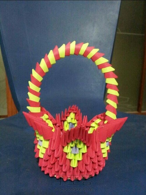 微尘物语之三角插花篮 第10步