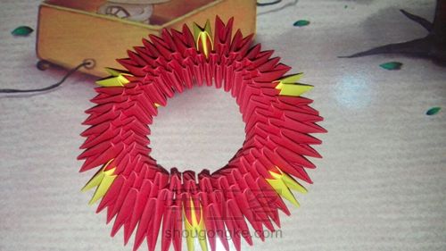 微尘物语之三角插花篮 第4步