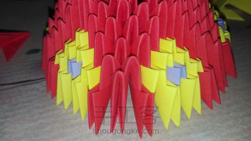 微尘物语之三角插花篮 第5步