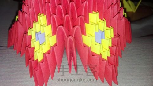 微尘物语之三角插花篮 第6步