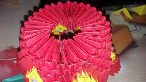 微尘物语之三角插花篮 第7步