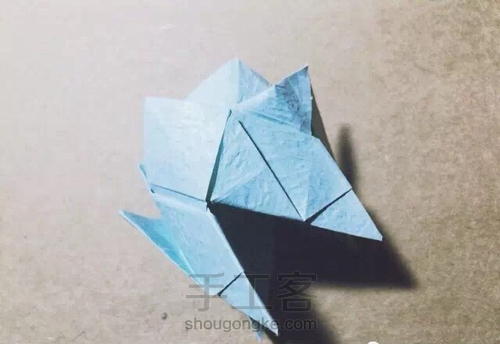 纸折玫瑰(川崎) 第8步