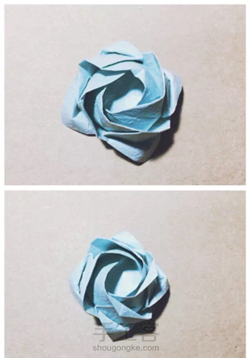 纸折玫瑰（川崎） 第12步