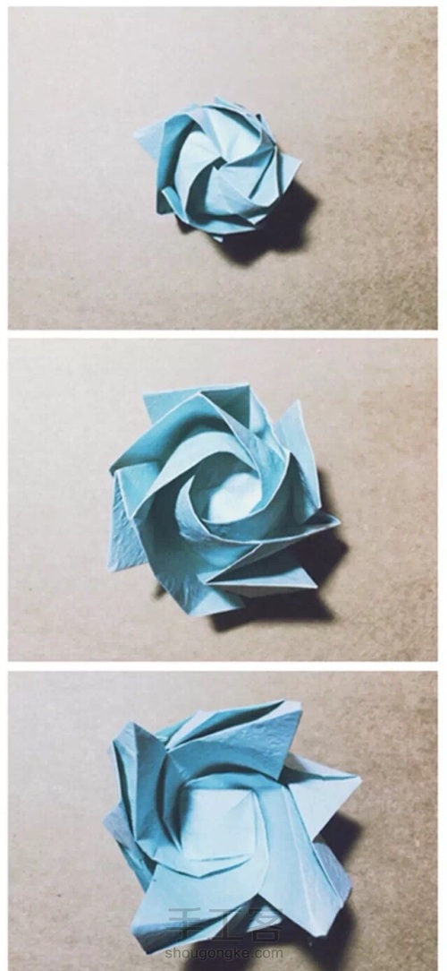 纸折玫瑰（川崎） 第10步