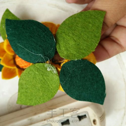 不织布花朵礼盒🎁 第11步