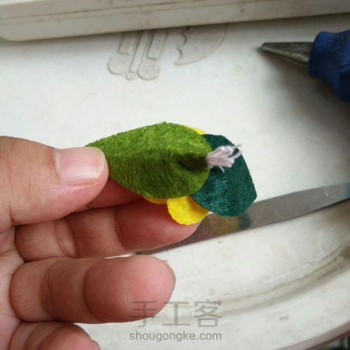 不织布花朵礼盒🎁 第17步