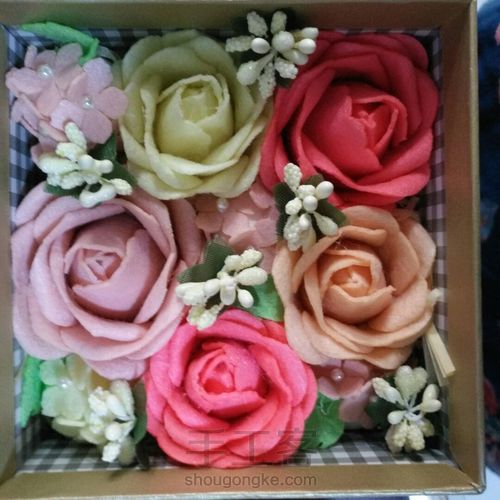 不织布花朵礼盒🎁 第20步