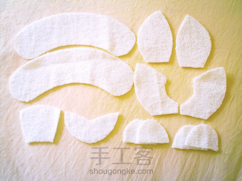 可爱滴小熊擦手毛巾教程 第1步