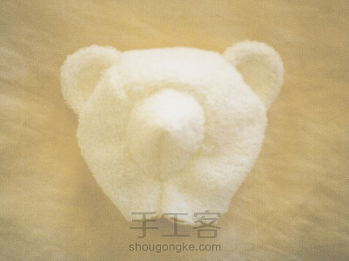 可爱滴小熊擦手毛巾教程 第3步