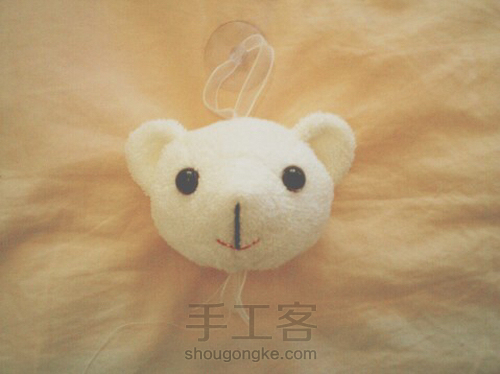 可爱滴小熊擦手毛巾教程 第5步