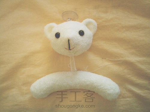 可爱滴小熊擦手毛巾教程 第6步