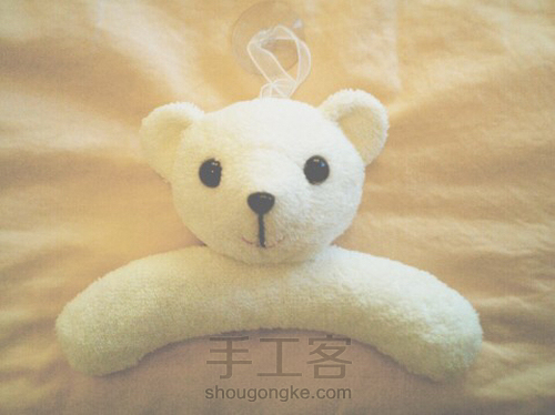 可爱滴小熊擦手毛巾教程 第7步