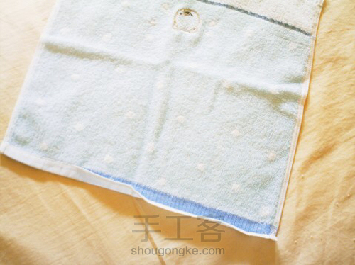 可爱滴小熊擦手毛巾教程 第8步