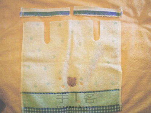 可爱滴小熊擦手毛巾教程 第9步