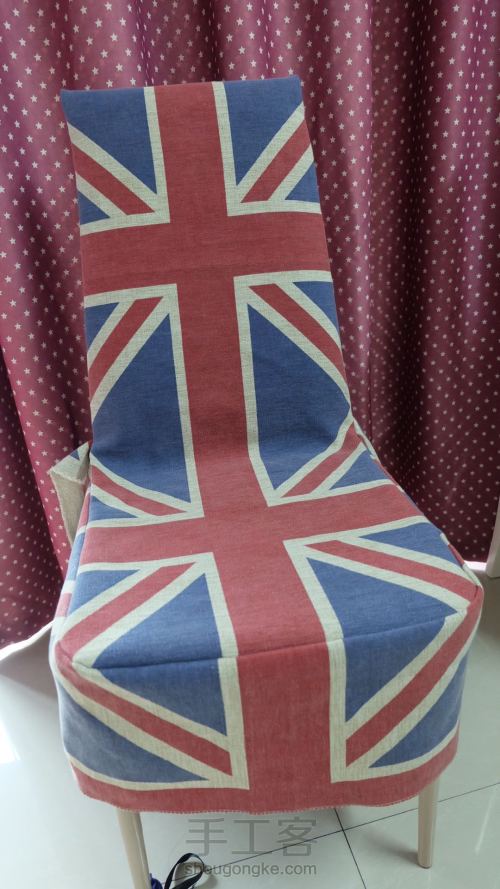 英伦风米字旗椅套～自己研究的原创教程 第35步