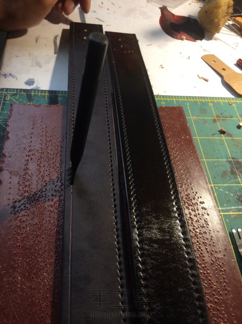 手缝骑兵腰带 第7步