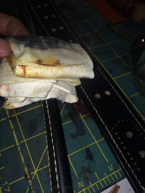 手缝骑兵腰带 第15步