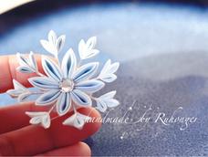 布艺圣诞雪花 布艺圣诞雪花