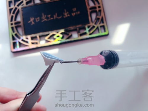 布艺圣诞雪花 第6步