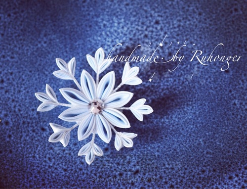 布艺圣诞雪花 第12步