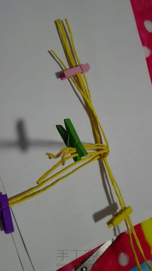 吊式纸藤筐 第10步