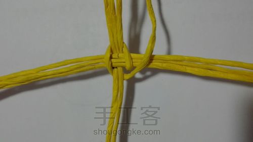 吊式纸藤筐 第12步