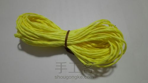 吊式纸藤筐 第14步