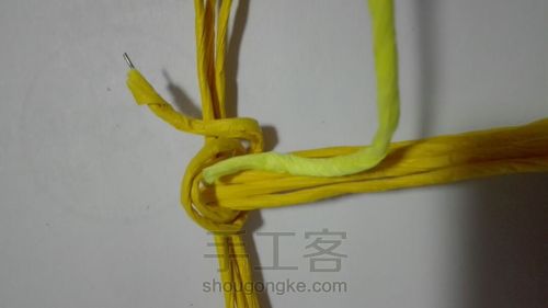 吊式纸藤筐 第16步