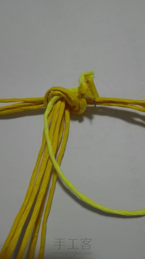 吊式纸藤筐 第18步