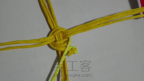 吊式纸藤筐 第19步