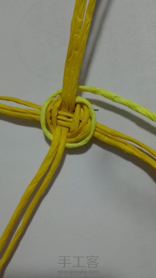 吊式纸藤筐 第20步