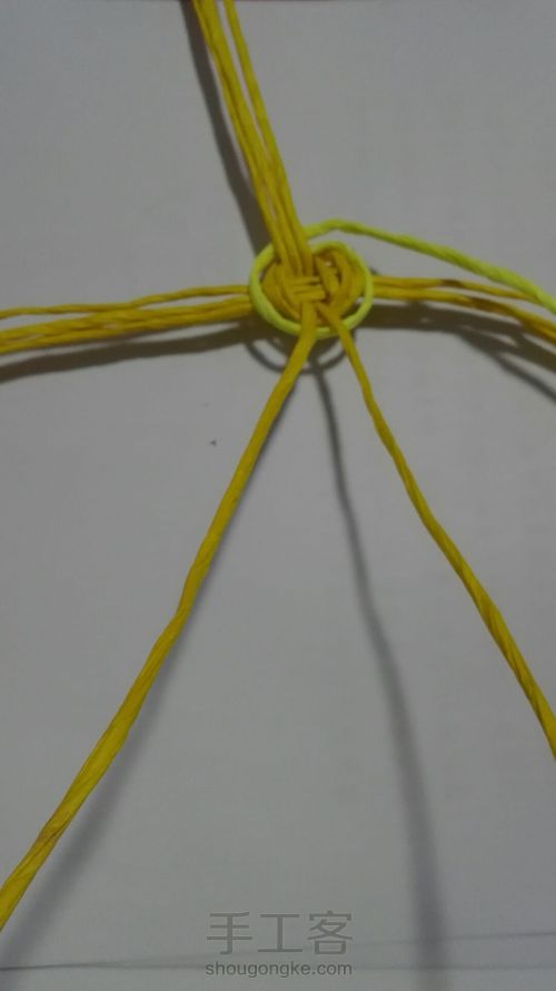 吊式纸藤筐 第22步