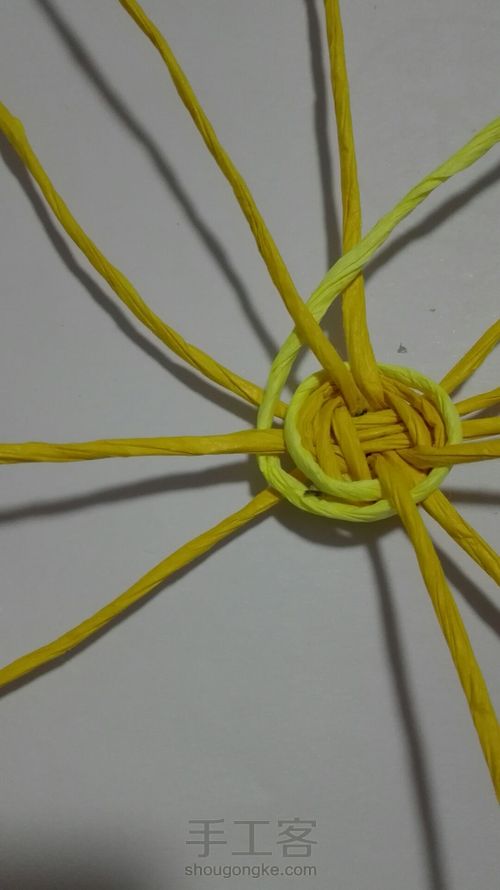 吊式纸藤筐 第25步