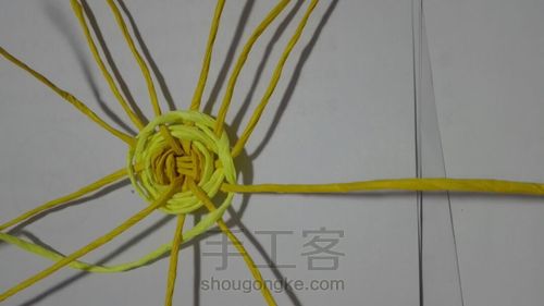 吊式纸藤筐 第26步