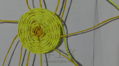 吊式纸藤筐 第27步