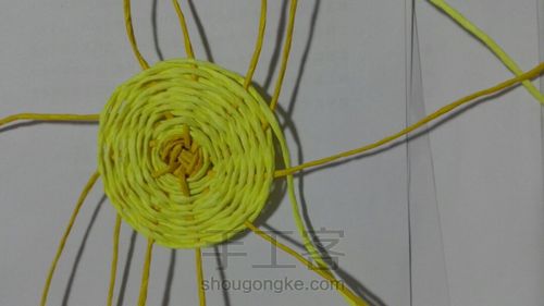 吊式纸藤筐 第28步