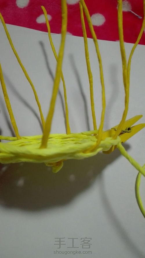 吊式纸藤筐 第32步